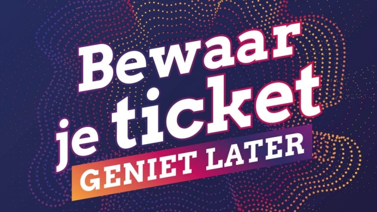 Bewaar je ticket, geniet later actie